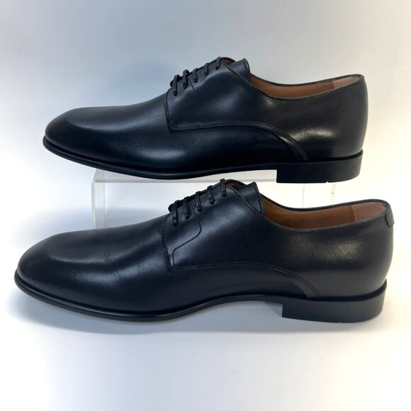 Salvatore Ferragamo Fosco Shoes Men Black Leather Shoes Size 9 main image 5